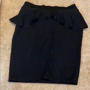 Arden B peplum skirt